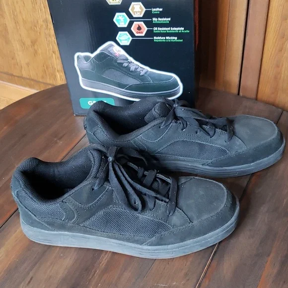 Brahma GRATE Suede Leather Steel Toe Shoes, Sz 8 - Picture 6 of 11